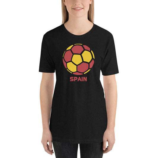 Spain National Soccer Team Football Country Flag Pride Unisex T-Shirt