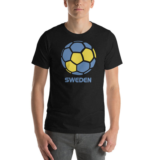 Sweden National Soccer Team Football Country Flag Pride Unisex T-Shirt
