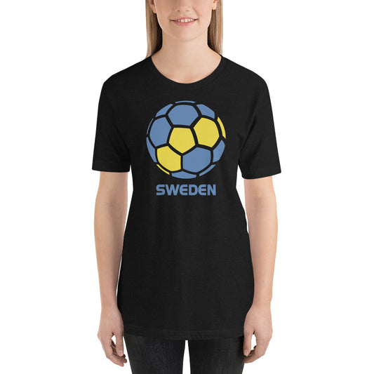 Sweden National Soccer Team Football Country Flag Pride Unisex T-Shirt