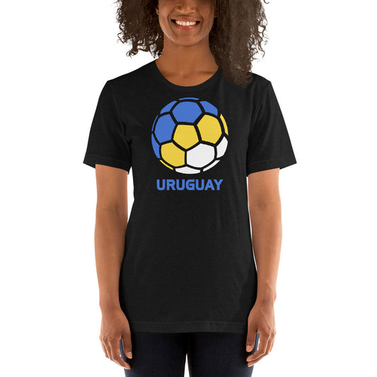 Uruguay National Soccer Team Football Country Flag Pride Unisex T-Shirt