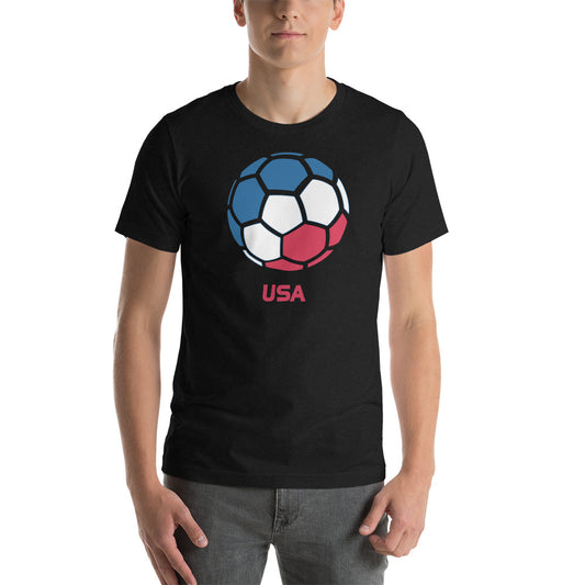 USA United States National Soccer Team Football Country Flag Pride Unisex T-Shirt