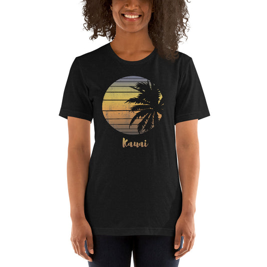 Retro Kauai Hawaii Hawaiian Beach Vacation Souvenir Unisex T-Shirt