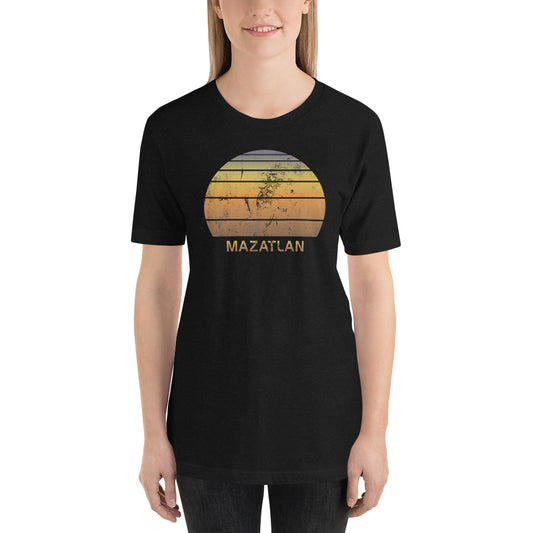 Retro Mazatlan Mexico Mexican Beach Vacation Souvenir Unisex T-Shirt