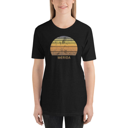 Retro Merida Mexico Mexican Beach Vacation Souvenir Unisex T-Shirt