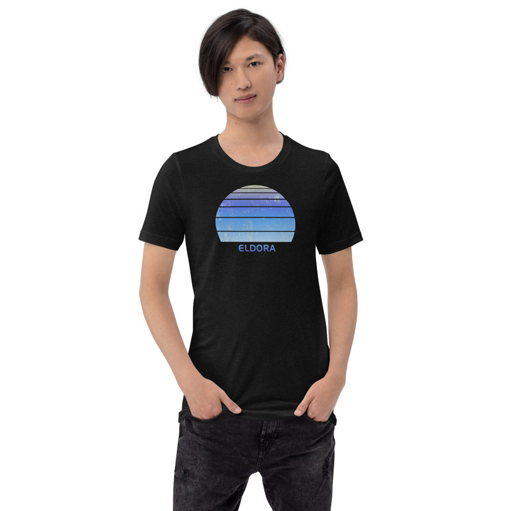 Retro Eldora Colorado Ski Skiing Fan Unisex T-Shirt