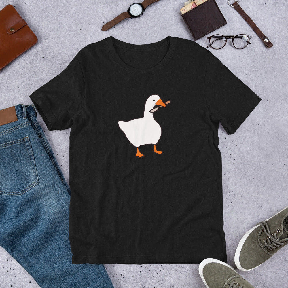 Untitled Goose Gamer Video Game Fan Funny Unisex T-Shirt