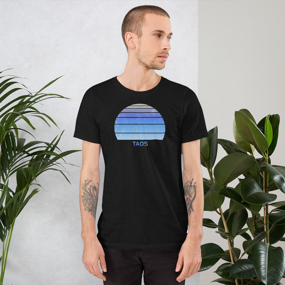 Retro Taos New Mexico Ski Skiing Fan Unisex T-Shirt