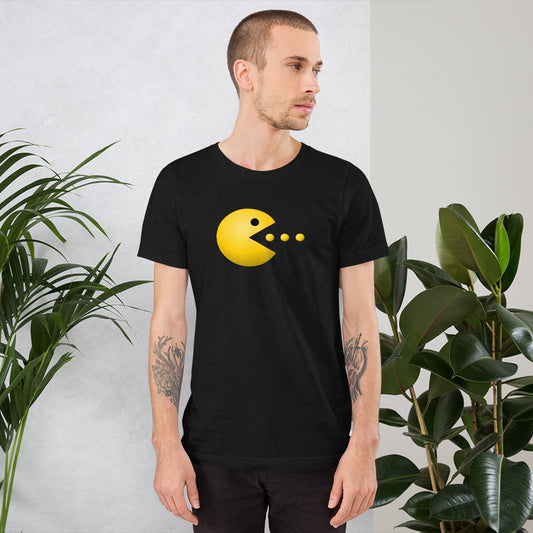 Retro Old School Video Game Fan Arcade Pac Man Gamer Unisex T-Shirt