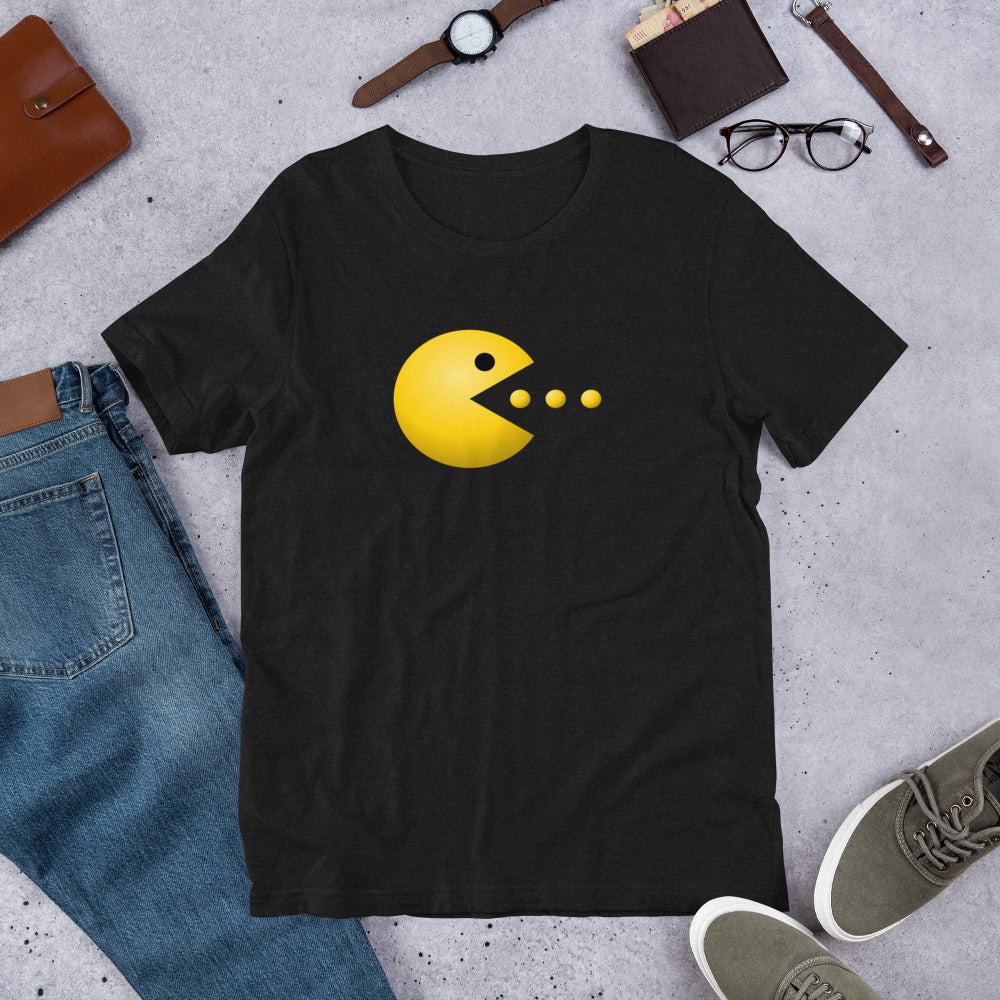 Retro Old School Video Game Fan Arcade Pac Man Gamer Unisex T-Shirt