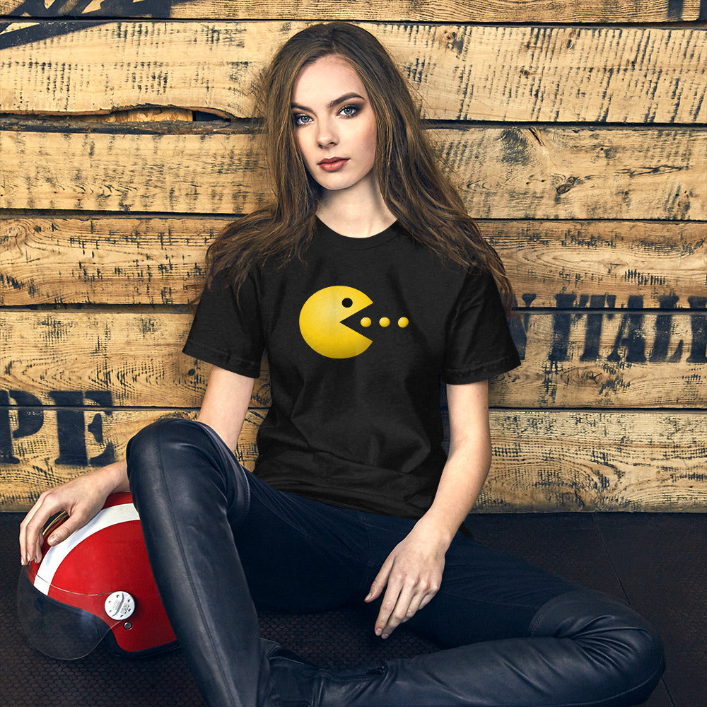 Retro Old School Video Game Fan Arcade Pac Man Gamer Unisex T-Shirt