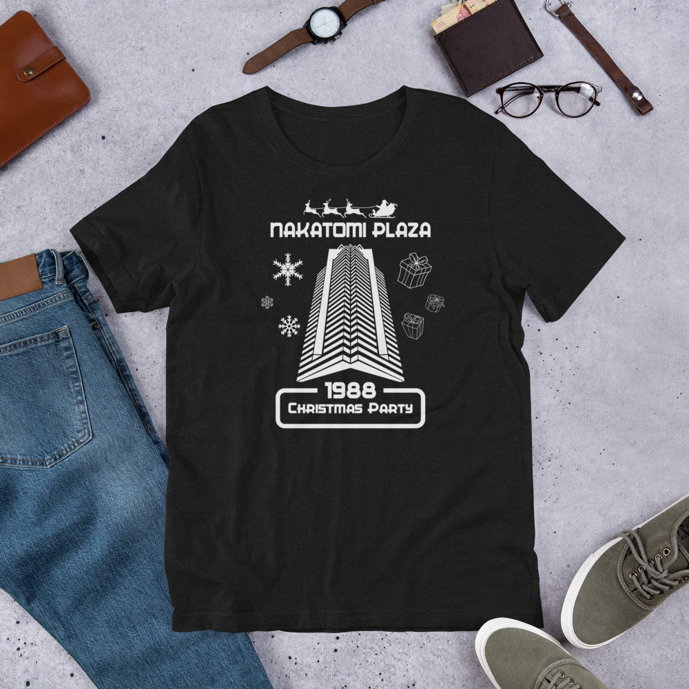 Funny Nakatomi Plaza Christmas Party Joke Parody Unisex T-Shirt