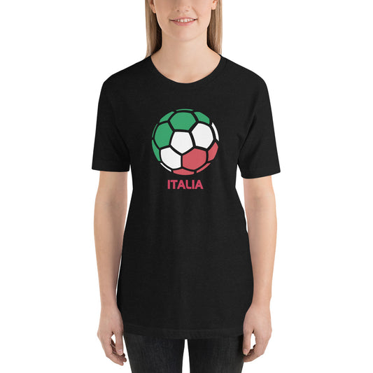 Italia National Soccer Team Football Country Flag Pride Unisex T-Shirt