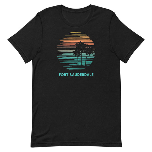 Fort Lauderdale Florida Souvenir Vacation Artistic Unisex T-Shirt