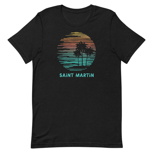 Saint Martin Souvenir Vacation Artistic Unisex T-Shirt
