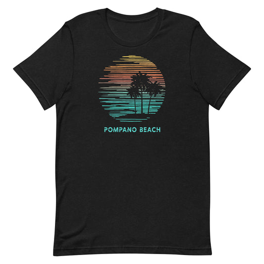 Pompano Beach Florida Souvenir Vacation Artistic Unisex T-Shirt