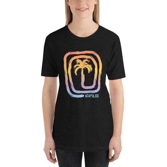 Cool Acapulco Mexico Palm Souvenir Vacation Tree Unisex T-Shirt