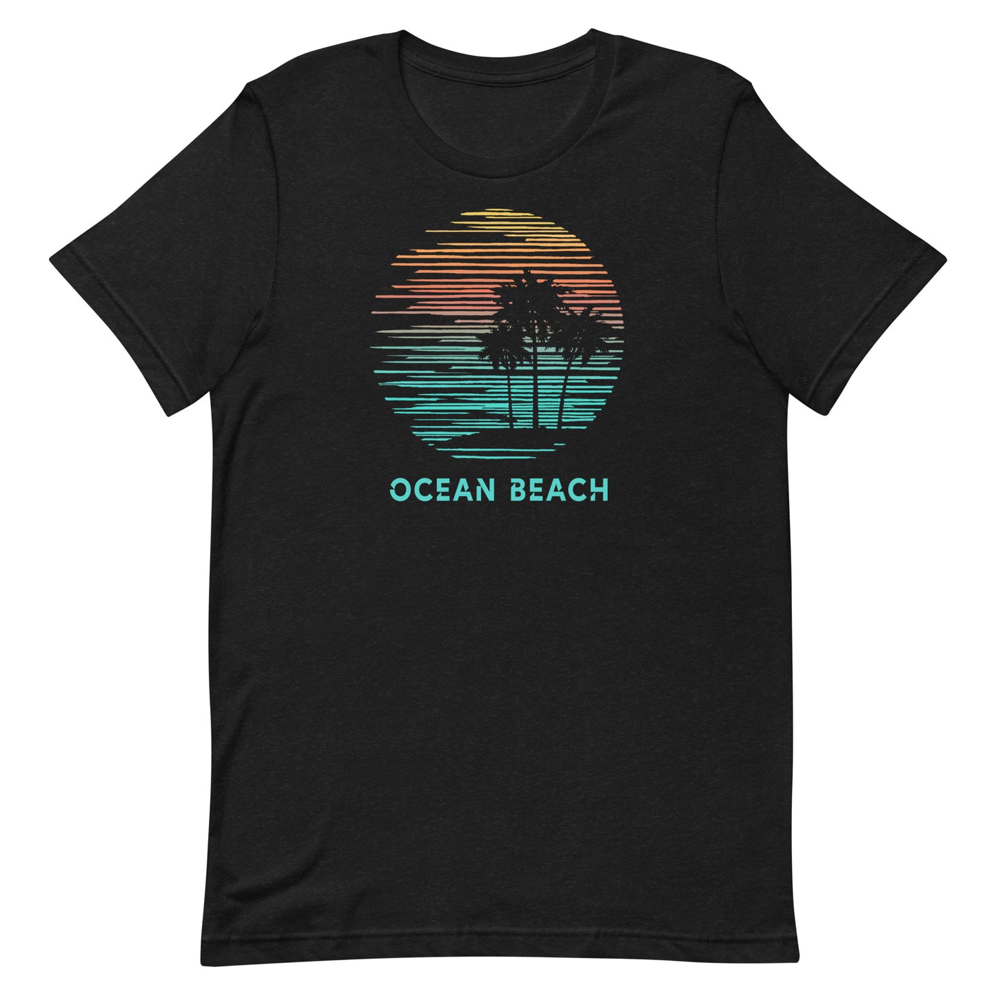 Ocean Beach California Souvenir Vacation Artistic Unisex T-Shirt