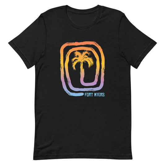 Cool Fort Myers Florida Palm Tree Souvenir Vacation Unisex T-Shirt