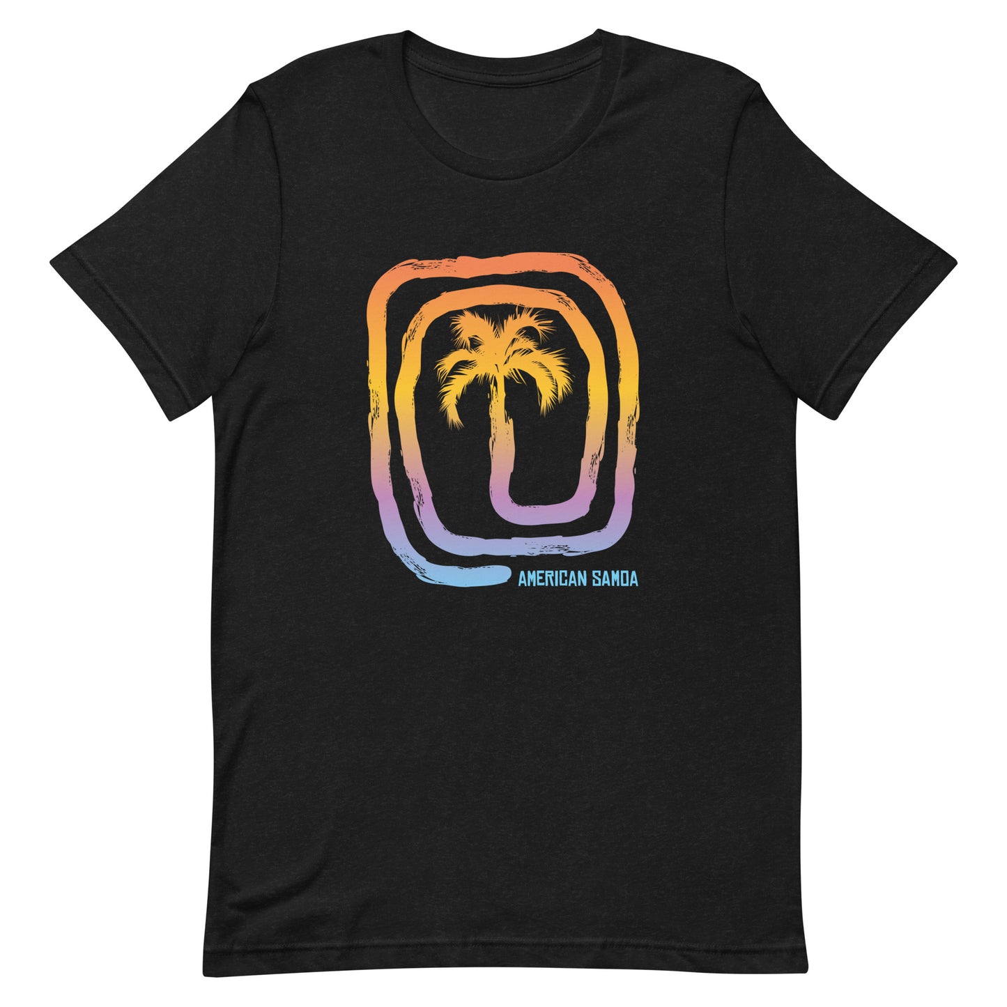 Cool American Samoa Polynesia Palm Tree Souvenir Vacation Unisex T-Shirt