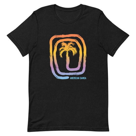 Cool American Samoa Polynesia Palm Tree Souvenir Vacation Unisex T-Shirt