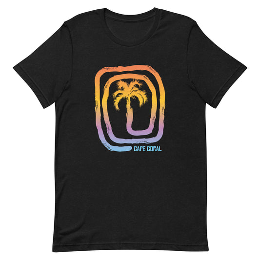 Cool Cape Coral Florida Palm Tree Souvenir Vacation Unisex T-Shirt