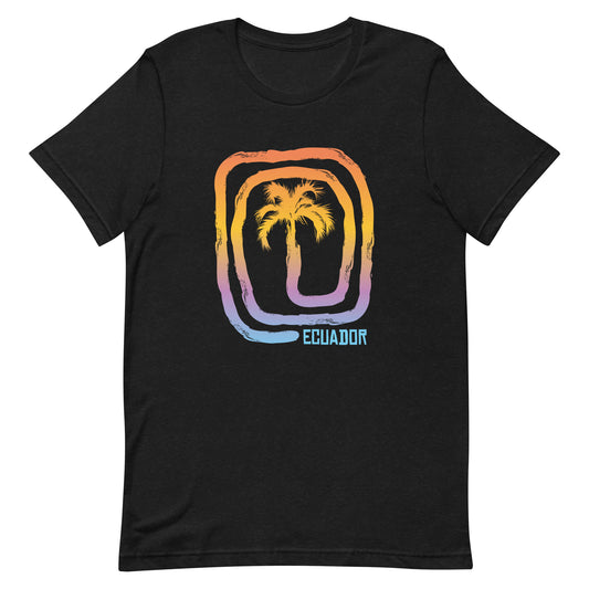 Cool Ecuador Palm Tree Souvenir Vacation Unisex T-Shirt