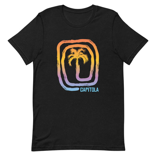 Cool Capitola California Palm Tree Souvenir Vacation Unisex T-Shirt