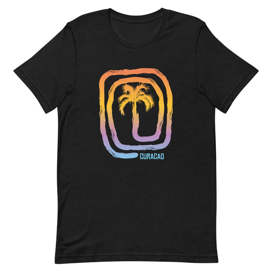 Cool Curacao Palm Tree Souvenir Vacation Unisex T-Shirt