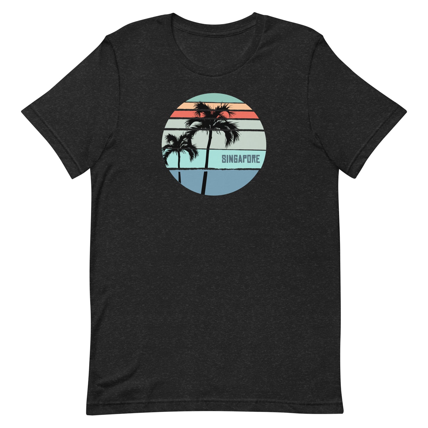 Cool Singapore Palm Tree Vacation Souvenir Unisex T-Shirt