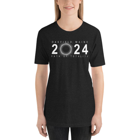 Solar Eclipse Oakfield Maine April 8 2024 Unisex T-Shirt