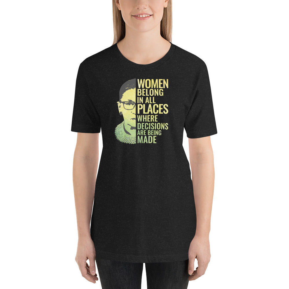 Ruth Bader Ginsburg Notorious RBG Quote Unisex T-Shirt