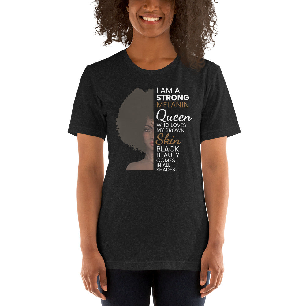 African American Women Pride Quote Black Unisex T-Shirt