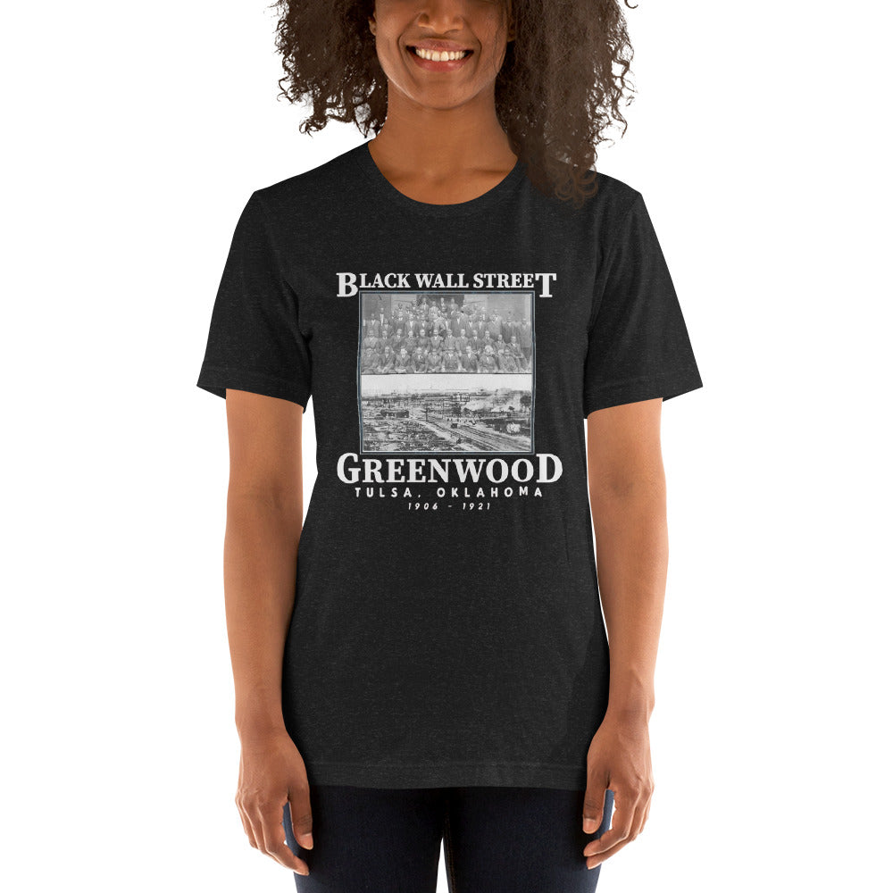 Black Wall Street Tulsa Massacre African American History Unisex T-Shirt