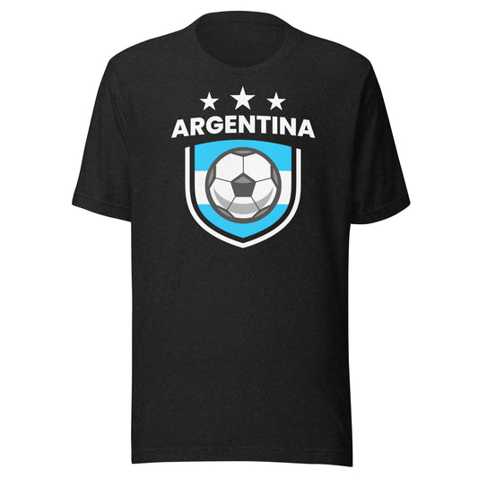 Retro Argentina Soccer Team Football Fan Country Argentinian Flag Unisex T-Shirt