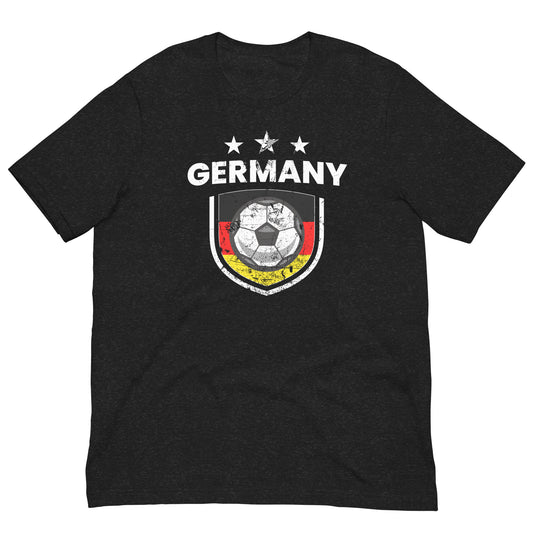 Retro Germany Soccer Team Football Fan Country Deutschland German Flag Unisex T-Shirt