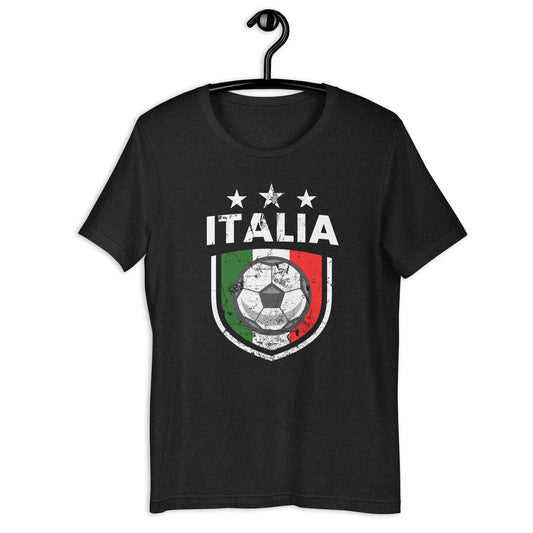 Retro Italy Soccer Team Football Fan Country Italia Italian Flag Unisex T-Shirt