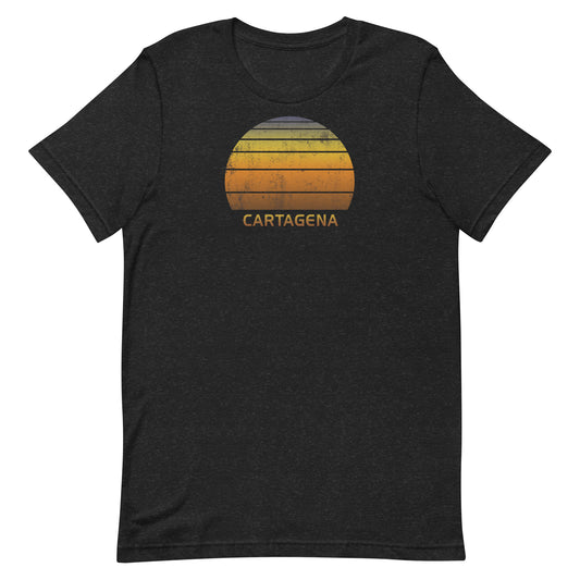 Retro Cartagena Colombia Vacation Souvenir Sunset Unisex T-Shirt