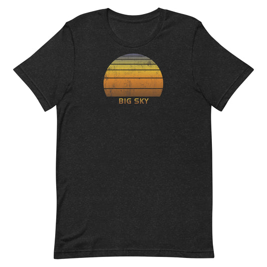 Retro Big Sky Montana Vacation Souvenir Unisex T-Shirt