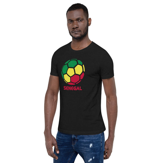 Senegal National Soccer Team Football Country Flag Pride Unisex T-Shirt