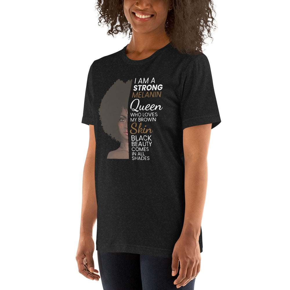 African American Women Pride Quote Black Unisex T-Shirt