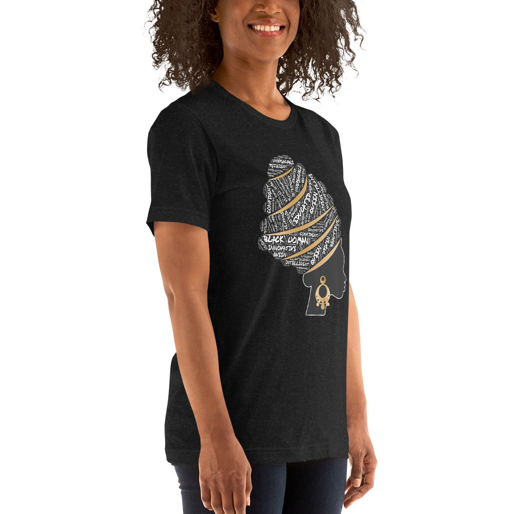 African American Women Pride Artistic Black Unisex T-Shirt