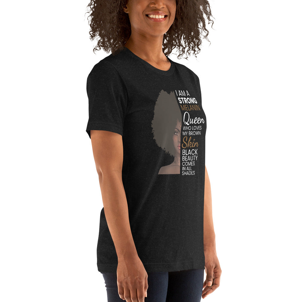 African American Women Pride Quote Black Unisex T-Shirt