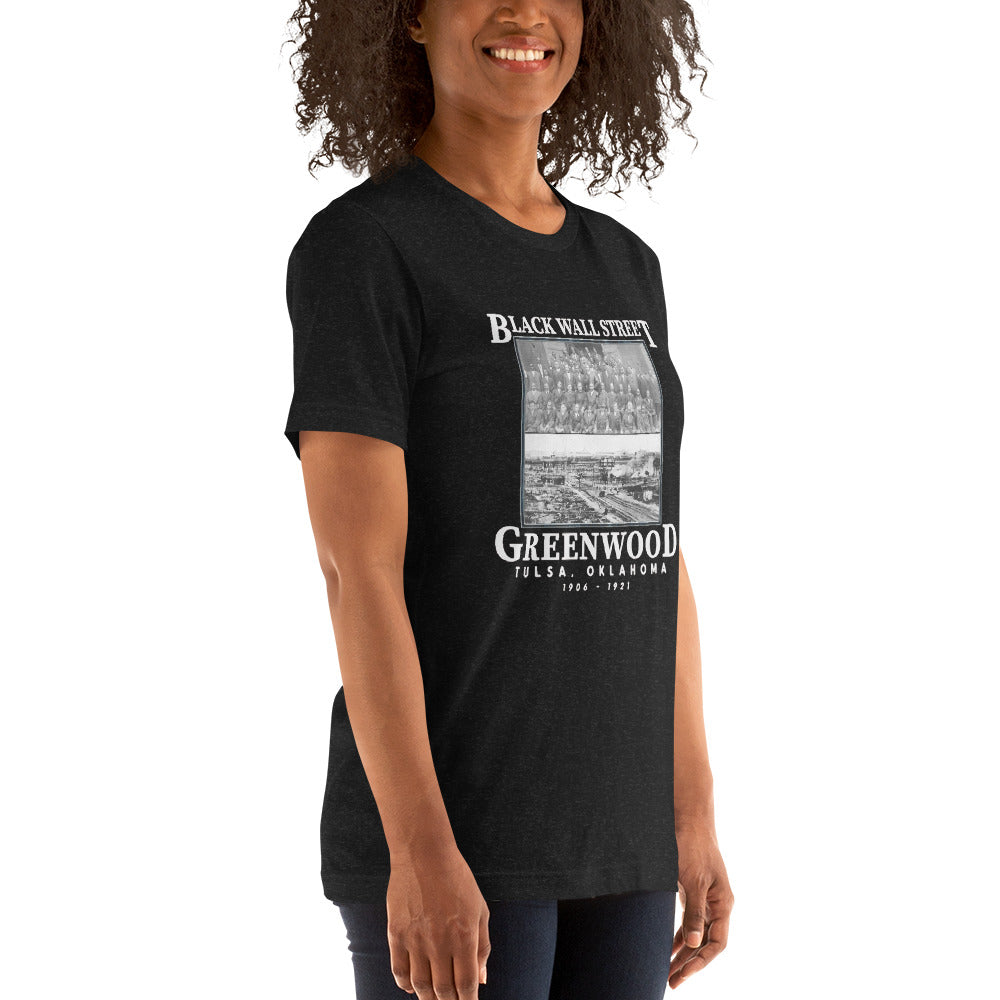 Black Wall Street Tulsa Massacre African American History Unisex T-Shirt