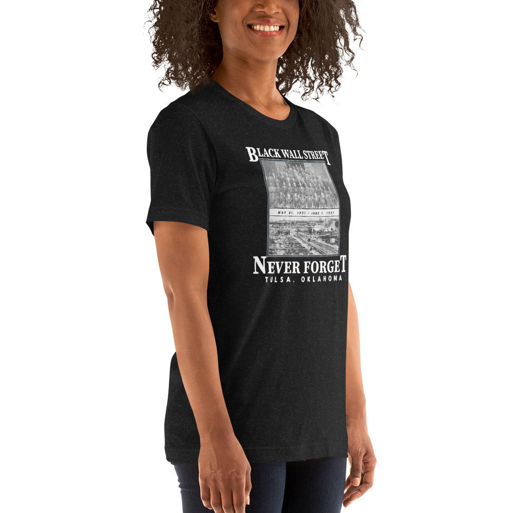 Black Wall Street African American History Tulsa Massacre Unisex T-Shirt