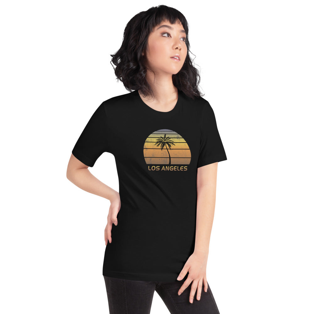 Vintage Los Angeles California Beach Sunset Unisex T-Shirt