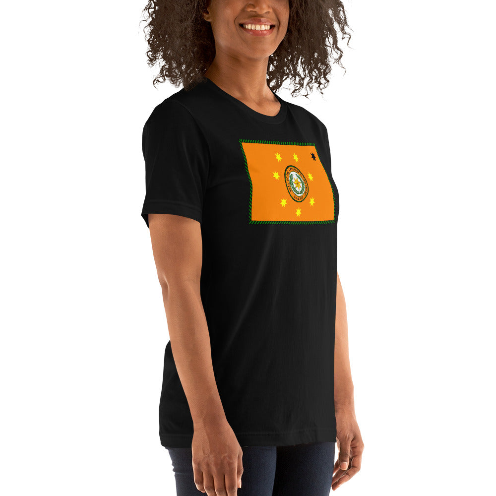 Cherokee Indian Native American Pride Ancestry Tribe Flag Unisex T-Shirt