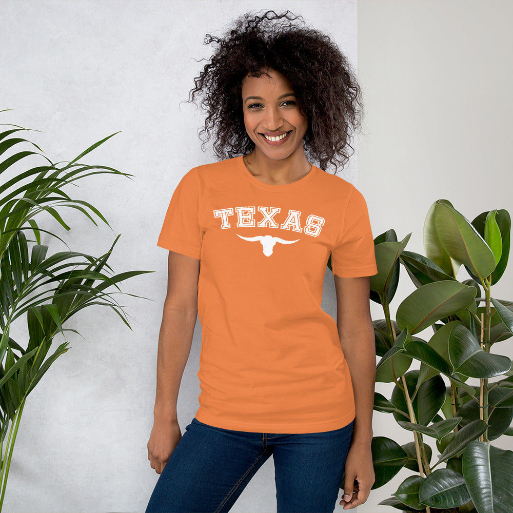 State Of Texas Fan Long Horn College Football Unisex T-Shirt