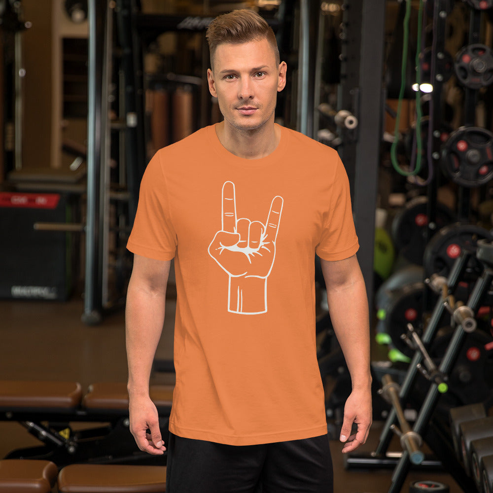 Texas Rocker Long Horn Hand Sign College Football Fan Unisex T-Shirt