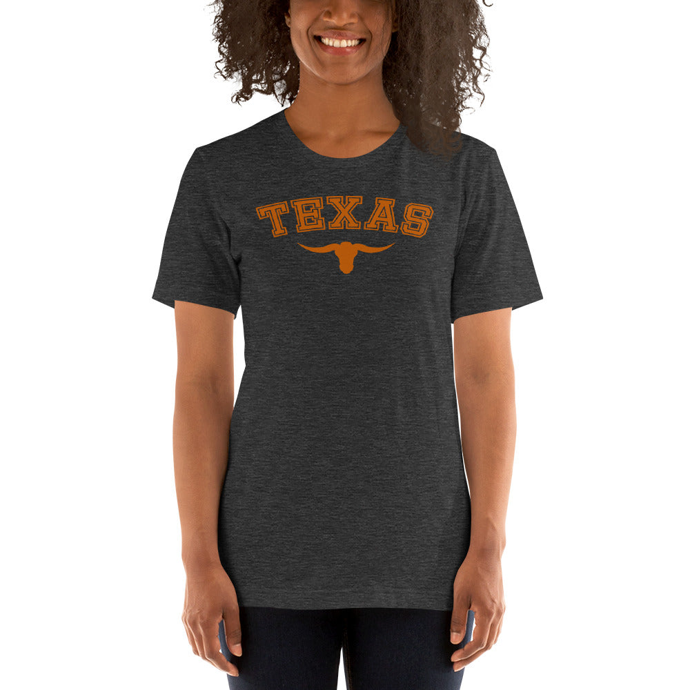 State Of Texas Fan Long Horn College Football Unisex T-Shirt