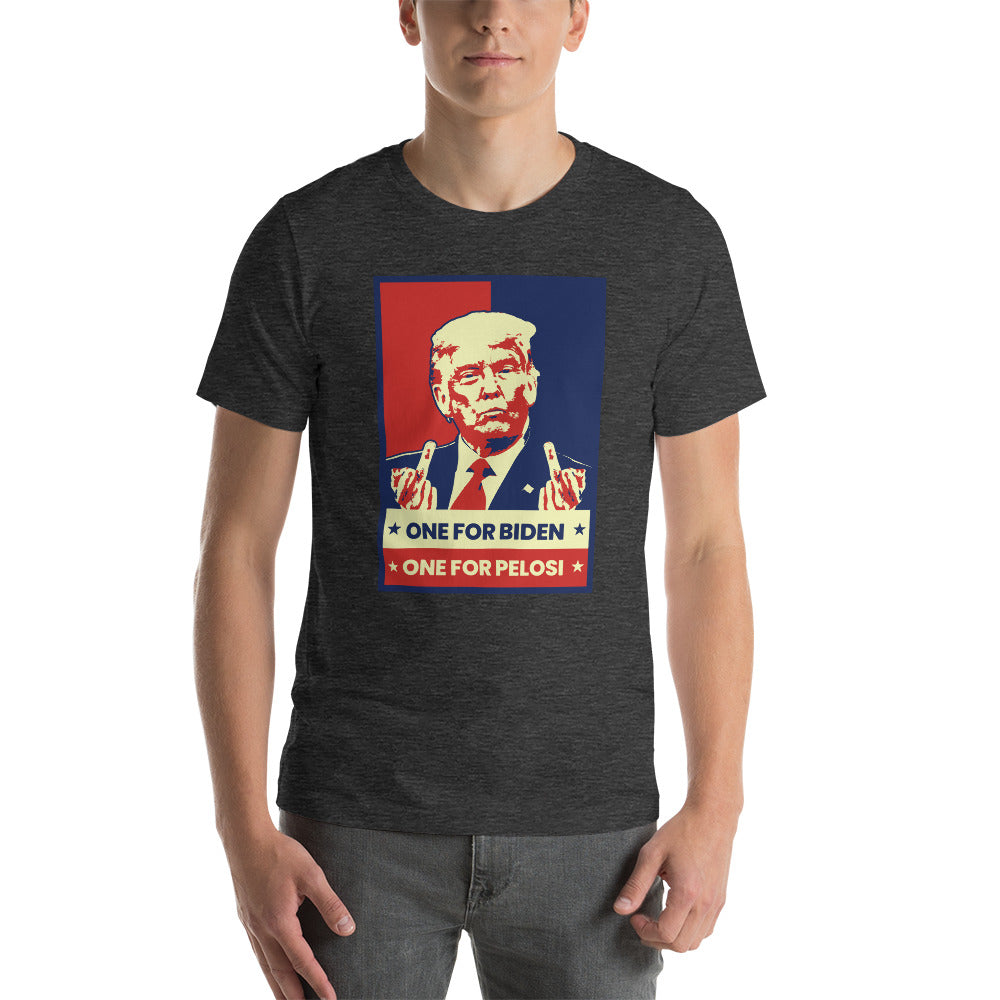 Anti Pelosi Joe Biden MAGA Pro Trump 2024 Supporter Republican Funny Political Unisex T-Shirt